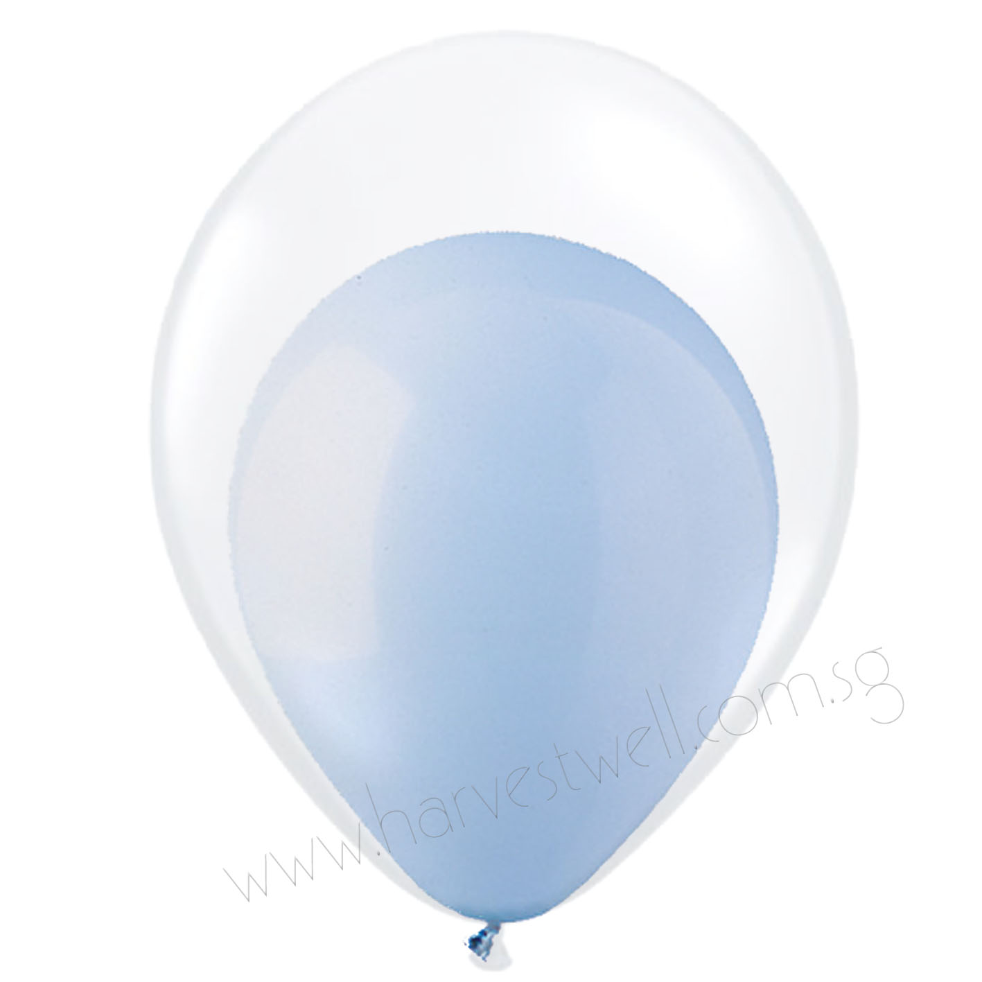 Light Blue Balloon In Balloon